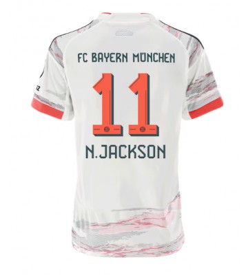 Bayern Munich Nicolas Jackson #11 Seconda Maglia Femmina 2025-26 Manica Corta